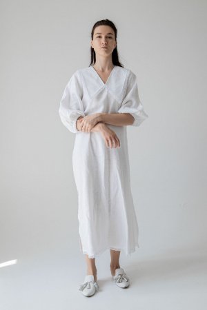 Робота Сукня вільного фасону з комірцем. Етно колекція