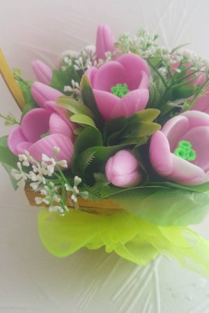 Работа Букет из мылу ручной работы "Аромат весны"