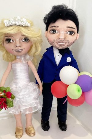 Робота Молодожены куклы ляльки наречені