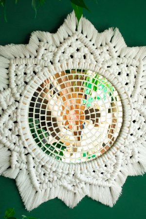 Работа солнце макраме