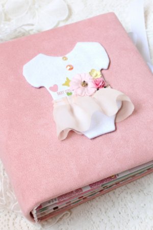 Работа Альбом для девочки с 3d элементами