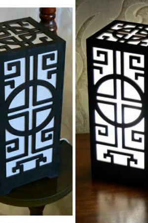 Работа Светильник - ночник "Абстракция"