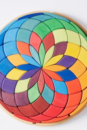 Работа Пазл - мозаика «Радуга».