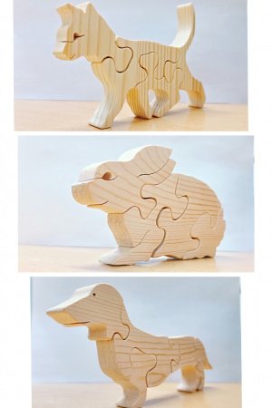 Робота Дитячі дерев'яні пазли серії "ЕКО"