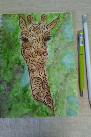 Робота Блокнот Жирафа А5 з кульковою ручкою і олівцем