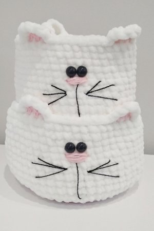 Работа Набор корзинок "Котики", 2 шт