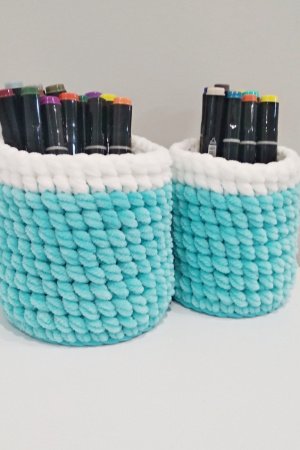 Робота Набір блакитних кошиків, 2 шт.