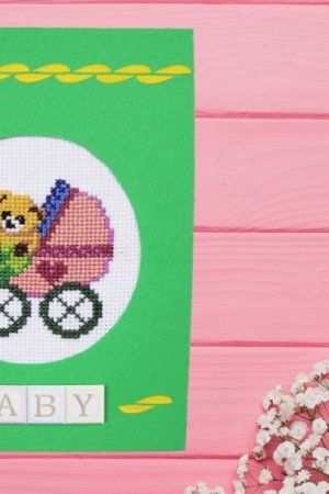 Робота Вишита листівка "Малюк"