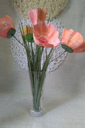 Работа Цветы ручной работы - маки