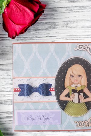 Работа Открытка "Наилучшие пожелания"