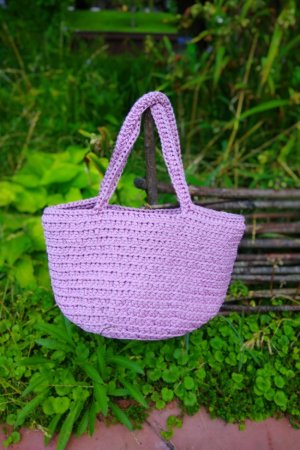 Работа Сумка шоппер, вязаная сумка