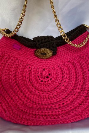 Робота Сумка черепашка, колір фуксія