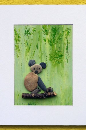 Работа Декор для дома из морских камней ручной работы. Каток.