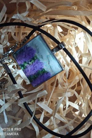 Робота Кулон "лавандовий поле"