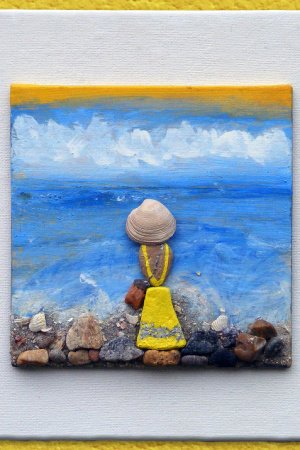 Робота Картина з каменів і гальки