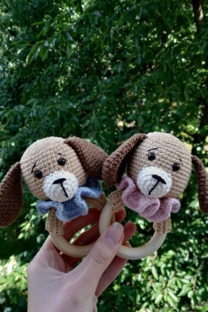 Робота В'язане брязкальце / погремушка / гризунець собачка