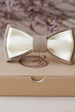 Робота Метелик подвійний  вершково-бежевий