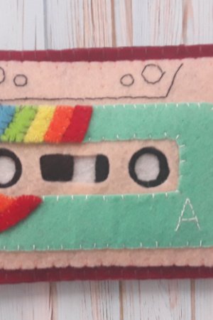 Робота Чохол для телефону з фетру "Касета"