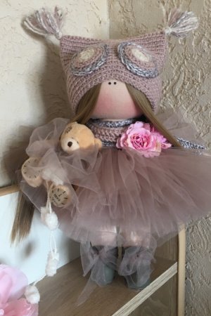 Работа текстильная кукла. интерьерная кукла