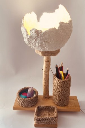 Робота Настільна лампа з органайзерами