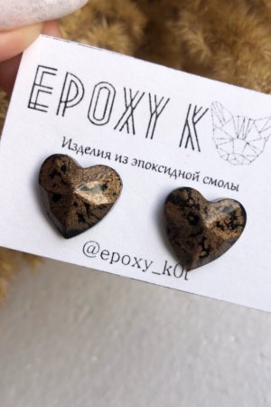 Работа Серьги гвоздики 