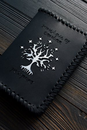 Робота Обгортка на паспорт Kingdom of Gondor (чорна)
