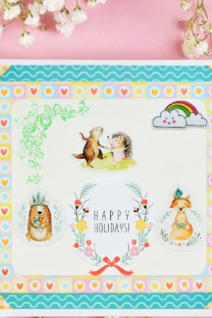 Работа Открытка "Happy holidays"