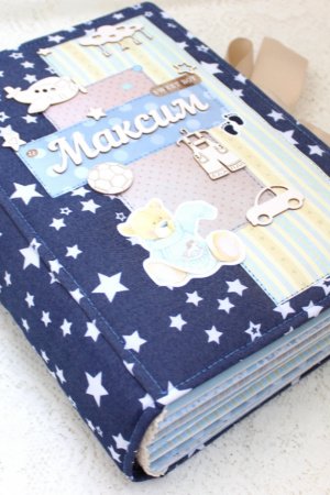 Работа Очень большой насыщенный фотоальбом для мальчика