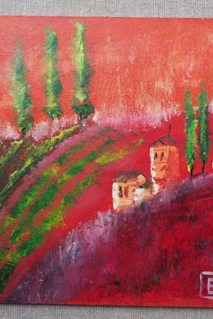 Робота абстрактний пейзаж