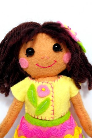 Работа мягкая кукла - девочка Соломийка