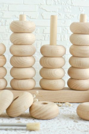 Робота Сортер рахунки дерев'яні "Математик"