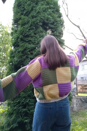 Робота Кардиган ручної роботи оверсайз