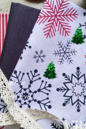 Робота Набір новорічного бавовни сніжинки