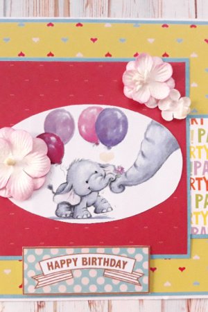 Робота Листівка "День народження слоненяти"