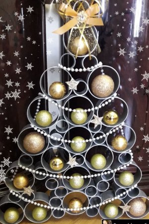 Работа Новогодняя ёлка в  стиле лофт 