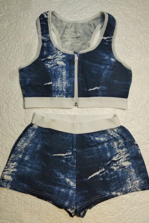 Робота Спортивний комплект Jeans, бавовняний стрейч кулір