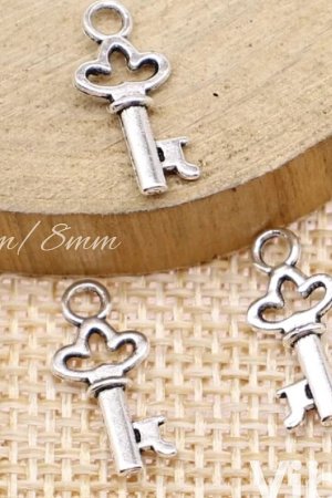 Робота Підвіска -шарм ключик срібло