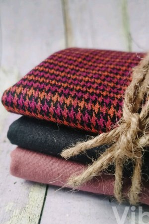 Работа Смешанный набор хлопка и шотландки 3шт