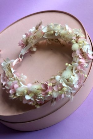 Робота Віночок з натуральних сухоцвітів