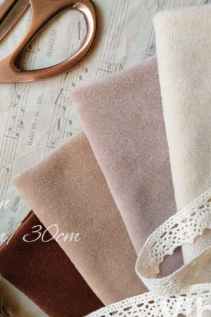 Робота Набір бавовняного велюру бежево-коричнева палітра