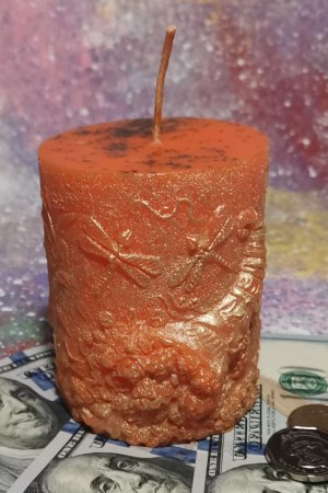 Робота Чарівна помаранчева свічка Ріг достатку на достаток