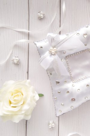 Работа Подушечка для колец арт. 3021