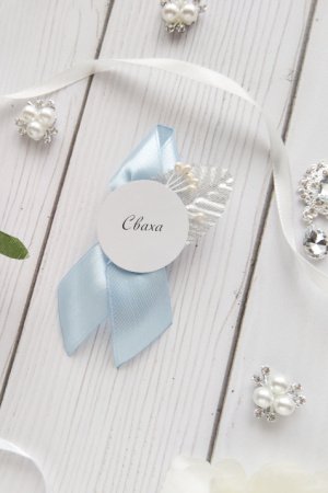 Работа Свадебные бутоньерки для родных арт.5080