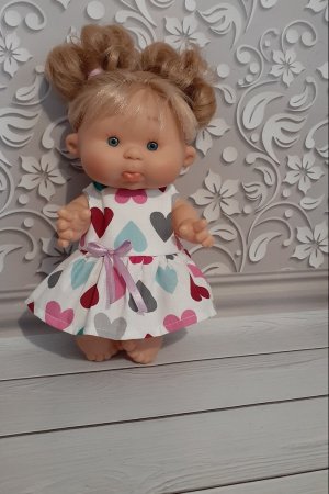 Работа Одежда для пупса Нинес донил 26 см. Платье