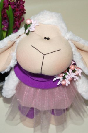 Работа плюшевая овечка