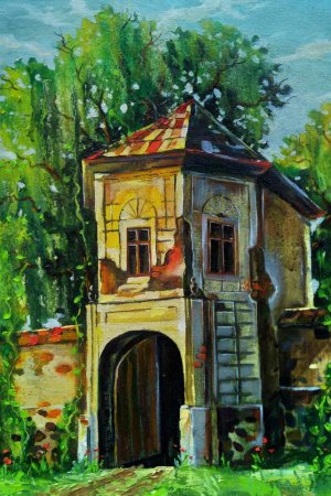 Работа Пейзаж (Замок Телеком)