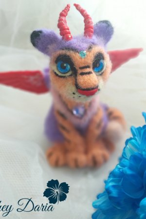 Работа Валяная игрушка Пикси Тайгресс 