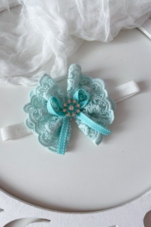 Робота Мережівній бант пов'язка м'ята.