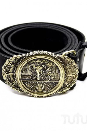 Робота шкіряний ремінь з латунною пряжкою ручної роботи "Одін"