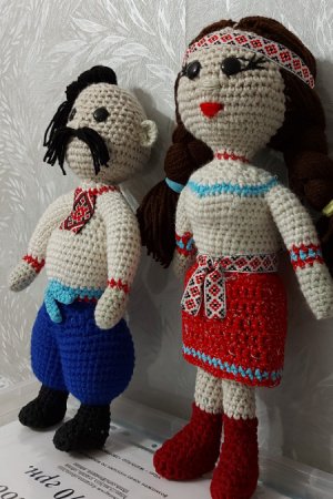 Работа Украинская кукла -  в национальном костюме